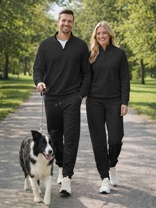 Conjunto Deportivo Ligero de Primavera para Hombre, 2 Piezas, Sudadera con Cierre de Cremallera y Pantalones Deportivos para Correr - Product Image 5