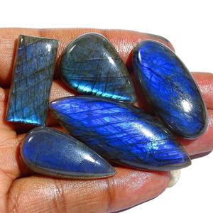 Piedra de fuego de piedras preciosas sueltas de labradorita natural de oro llamativo azul con certificado IGI - Product Image 6