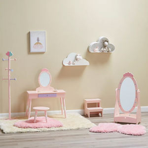 Collection d'étagères artisanales en rotin Lovely Artisan Cloud, décoration pour enfants, matériaux durables pour la décoration intérieure de chambre d'enfant - Product Image 2