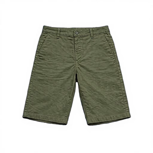 Pantalones Cortos de Algodón para Hombre, Personalizados, Casuales, con Estampado Desgastado, Parches Bordados, Lavado Ácido, Cintura Media, Tallas Grandes - Product Image 1