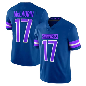 Maillots de football américain très demandés, personnalisables avec broderie de nom et logo, en polyester antibactérien, tenue professionnelle pour équipes - Product Image 6