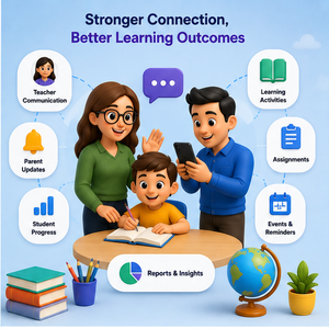 Écosystème d'apprentissage pour enfants, développement, communication parent-professeur, analyse, mobile, web - Product Image 2