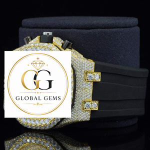 Best Selling Trendy Gold Iced Out Diamond Watch Stylish Wristwatch for Men and Women Available at Best Price - Product Image 2