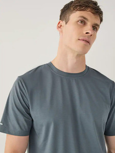 Men's Solid Color O-Neck Short Sleeve <b>T</b>-<b>Shirt</b> 100% Cotton Regular Fit Casual Jersey Knit Solid Color Blank Design - Product Image 2
