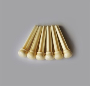 Venta al por mayor de pasadores de puente de guitarra acústica de hueso para guitarra folk, piezas de repuesto, artesanía natural - Product Image 6