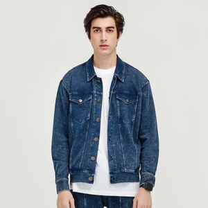 Chaqueta de Mezclilla para Hombre, Invierno, Personalizable, Estilo Urbano, 360g, 100% Algodón, Transpirable, Secado Rápido, Alta Calidad, Color Personalizable - Product Image 1