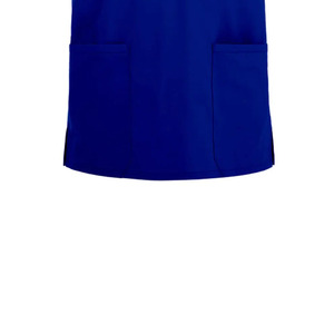 Blusa Médica Azul Marino para Hombre, Cuello en V, Manga Corta, con Ribete, Uniforme de Enfermero de Hospital - Product Image 6
