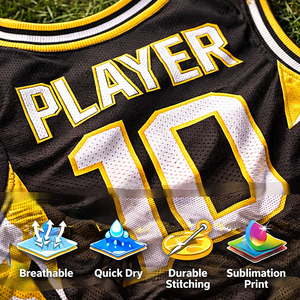 ชุดบาสเก็ตบอลทีมโรงเรียนแบบสั่งทำพิเศษ แห้งเร็ว ระบายอากาศได้ดี ผ้าโพลีเอสเตอร์ 100% สกรีนชื่อและหมายเลขผู้เล่นตามสั่ง - Product Image 3