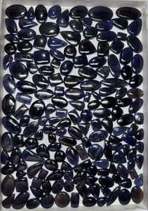 Iolita Negra Natural, Cabujón de Piedra del Sol, Gema Semipreciosa Suelta para Joyería, Producto a Granel Hecho a Mano, Forma Personalizable - Product Image 3