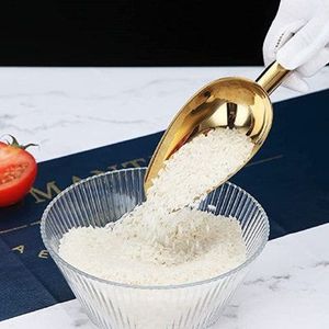 Cuchara de Acero Inoxidable Multiusos para Hielo, Palomitas, Dulces y Alimentos, Cuchara Metálica Resistente para Máquina de Hielo, Cocina, Bar y Restaurante - Product Image 3