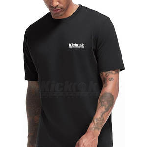 T-shirt en tricot confortable pour homme, 100 % coton, respirant et à séchage rapide, coupe décontractée, manches courtes, pour le streetwear - Product Image 2