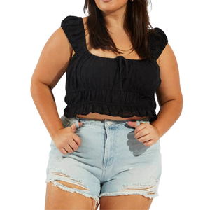 Shorts de Mezclilla para Mujer Talla Grande, Personalizables, Venta al por Mayor, Muestra de Tela Gratis, Mejor Calidad - Product Image 1