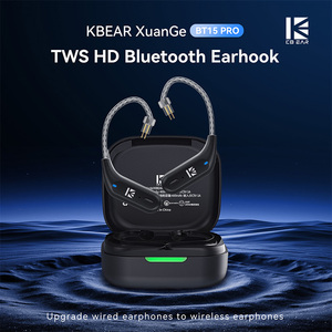 KBEAR BT15 Pro TWS HD BT 5.4 Auricolari con Gancio per Orecchio, Cavo 2PIN Rimovibile, Supporto AAC, Cuffie Stereo HiFi per Sport e Guida - Product Image 1