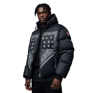 Chaqueta Impermeable para Hombre TACHTICAL STANDARD con Estampado Clásico a Cuadros, Chaqueta de Invierno con Capucha Desmontable, Abrigo Urbano - Product Image 4