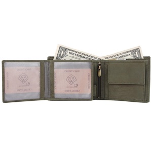 Hot Sale on Genuine Cowhide Leather Men's Purse with Bifold Design, Multiple <b>Card</b> Slots for Business and Travel For Sale - Product Image 3