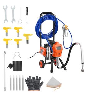 Spruzzatore di Vernice Airless ad Alta Pressione 1500W 3300PSI con Spazzola per Pulizia, Tubo di Prolunga e Ugello - Product Image 1