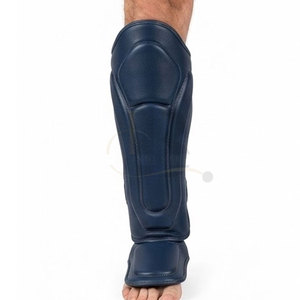 Protège-tibias en cuir de qualité supérieure pour les arts martiaux, le kickboxing, le Muay Thai, la pratique du MMA, construction légère et durable, confortable - Product Image 3