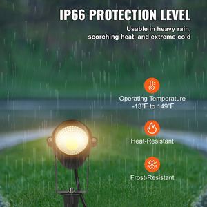 Luci LED da Giardino 6W a Bassa Tensione IP66 Impermeabili per Cortile, Prato e Uso Esterno - Product Image 4