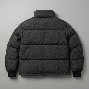 เสื้อแจ็คเก็ตพัฟเฟอร์สีดำสำหรับผู้ชาย |   เสื้อแจ็คเก็ตสตรีทแวร์กันหนาวแบบมีฉนวน |   ผู้ผลิตเสื้อผ้ากันหนาวแบบ OEM ฉลากส่วนตัวตามสั่ง - Product Image 2