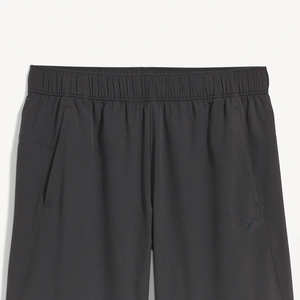 Pantalones Cortos Deportivos Negros Lisos Personalizados 100% Algodón para Hombre, Pantalones Cortos Casuales de Secado Rápido para Playa, Entrenamiento Atlético y Running - Product Image 5