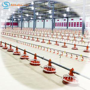 Tùy chỉnh kích thước núm vú uống dòng cho gia cầm trang trại gia cầm đổ chăn nuôi trang trại Gà nhà gà Xúc Xích ăn Pan hệ thống - Product Image 1