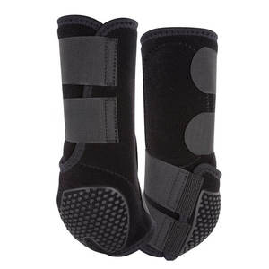 Protège-jambes avant et arrière réglables en maille et nylon pour chevaux – Protection équine pour sports équestres et médecine vétérinaire - Product Image 1