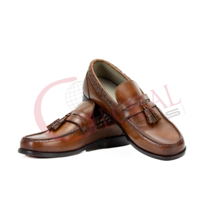 Nouvelles Chaussures Habillées Formelles pour Hommes, Idéales pour le Bureau, les Mariages et la Vente en Gros, et Mocassins Décontractés Faits Main de Marque pour Hommes - Product Image 1