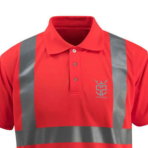 Camiseta Polo de Seguridad Reflectante para Trabajo, Resistente al Agua, Ropa de Trabajo Profesional - Product Image 2
