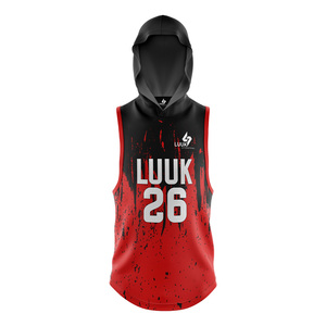 Maillot de football américain sans manches à capuche personnalisé pour adulte, avec nom du joueur sublimé, anti-humidité, unisexe, pour 7v7 - Product Image 4