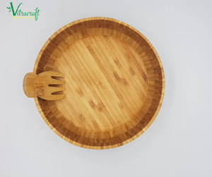 Cuenco de bambú 100% natural, apto para ensalada, fruta, regalo - Product Image 5