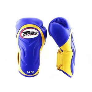 Guantes de Boxeo BGVL 6 Multicolor de Alta Calidad, Azul y Blanco, de Larga Duración, con Cierre de Velcro, para Muay Thai y MMA - Product Image 2