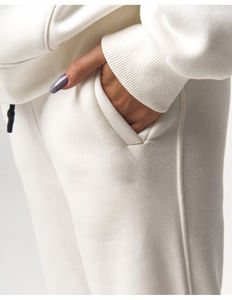 Conjunto Deportivo de Dos Piezas para Mujer, Sudadera con Hombros Caídos y Pantalones Jogger, Logotipo Personalizado OEM, Venta al Por Mayor - Product Image 5