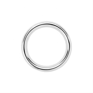 การออกแบบล่าสุดแหวนเงินมีจําหน่ายทุกขนาด 925 เงินสเตอร์ลิงที่น่าสนใจรูปร่างโดมซ้อนวงทองชุบ - Product Image 2