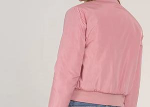 Chaqueta acolchada cálida de invierno y otoño para mujer, superventas, ajustada, manga larga, cremallera, secado rápido, Color sólido, impermeable, Floral - Product Image 5