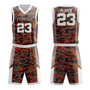 Ensemble de shorts et maillot de basket-ball unisexe pour homme, taille plus, personnalisable avec le nom de l'équipe, imprimé, été, 100% polyester respirant - Product Image 6