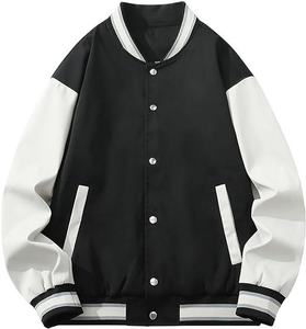 High Street Lightweight Wool Varsity <b>Jacket</b> for Men Custom Embroidered High Quality <b>Winter</b> Coat Regular Sleeves Direct - Product Image 3