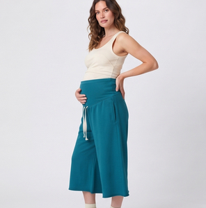 450gsm Cotton Fleece Nursing Sweat <b>Shorts</b> Women Pregnancy Maternity Sweat <b>Shorts</b> <b>Ladies</b> High Quality Maternity Sweat <b>Long</b> <b>Shorts</b> - Product Image 5