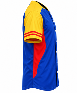 เสื้อเจอร์ซีย์เบสบอลระบายอากาศได้ดีเสื้อกีฬาเบสบอลโลโก้ตามสั่ง - Product Image 5