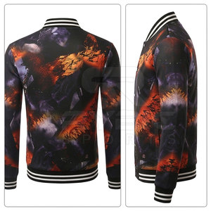 Vestes varsity classiques pour hommes, style streetwear urbain, sublimées, conçues pour un confort saisonnier et un look élégant. - Product Image 2