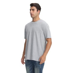 SpandexNylon Hip Hop Solid T Shirt <b>Men</b> <b>Half</b> <b>Sleeve</b> Tee 170GSM Wool Base Layer Quick Dry Anti-Odor Travel Hiking for Size - Product Image 1
