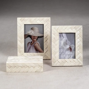 Artisan Handmade Eco-Friendly Bone Resin Inlay Rustic Modern Horizontal Multi Color Photo <b>Frame</b> Beautifully Crafted for Precious - Product Image 3