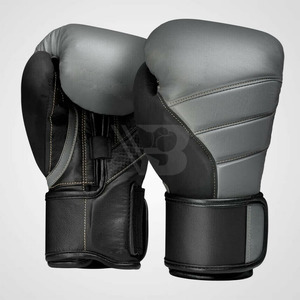 Top Grade Quality Professional Training Boxing <b>Gloves</b> Genuine Leather Lace-Up Closure Laced <b>Moisture</b> Wicking Customizable - Product Image 2