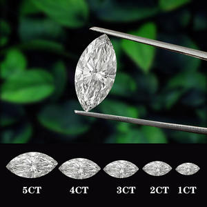 Diamante CVD con Corte Brillante en Forma de Marquesa, Cultivado en Laboratorio, Certificado por IGI, Claridad VVS VS, Color EF, 0.50-4.00 Quilates, Suelto para Joyería Fina - Product Image 3