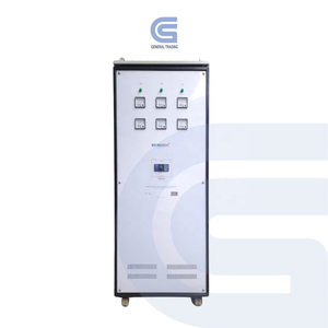 Stabilisateur de régulateur de tension triphasé de haute qualité avec cuivre de servomoteur automatique à courant continu de 15 KVA-600 KVA du Vietnam - Product Image 1