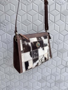 Nouveau sac bandoulière de luxe en cuir de vachette, sac à main élégant en cuir véritable, sac bohème multi-usages pour femme - Product Image 2