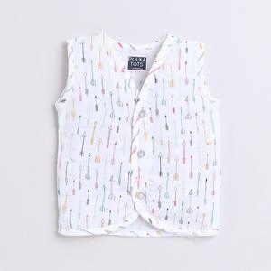 เสื้อกั๊กแขนกุดลายจุดแพ็ค3สี/jhabla-หลากสี - Product Image 3