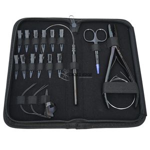 Kit d'outils tout-en-un pour extensions capillaires : pinces à micro-perles, aiguilles pour extensions, boucle de tirage et anneau de séparation – Fournitures professionnelles pour salon - Product Image 6