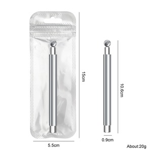 Kit de Nail Art Double Embout Effet Spirale Œil de Chat avec Outils Réutilisables en Alliage Métallique pour Sculpture de Pâte à Modeler et Stylo Magnétique Français - Product Image 4