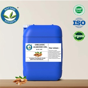 Aceite portador de almendras 100% puro y natural orgánico (Prunus dulcis) prensado en frío, formulación terapéutica de Katyani Export - Product Image 4