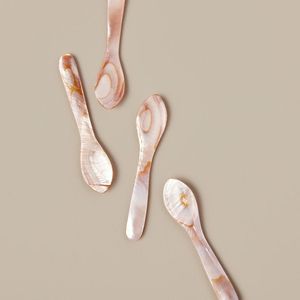 Cuillère en coquillage naturel faite à la main du Vietnam, ustensile de service pour collations et trempettes, décoration de maison côtière, cadeau de plage, fournisseur en gros - Product Image 4